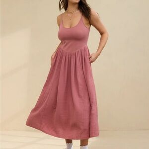 Aerie At the Barre Midi Dress